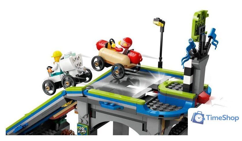 Конструктор LEGO City Без ограничений: трасса с рампами для гоночных авто 60460 - Изображение №7 — Интернет-магазин Time-Shop
