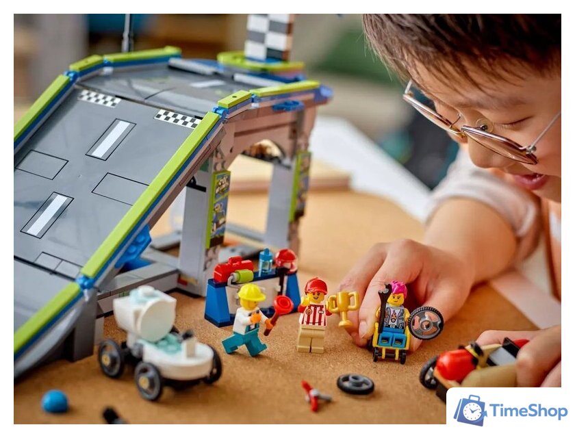 Конструктор LEGO City Без ограничений: трасса с рампами для гоночных авто 60460 - Изображение №10 — Интернет-магазин Time-Shop