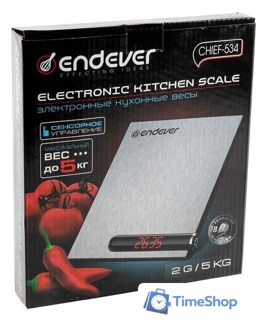 Кухонные весы Endever Chief-534 - Изображение №7 — Интернет-магазин Time-Shop