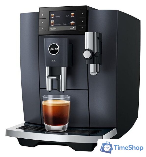 Кофемашина JURA E8 Cosmic Black ED 15749 - Изображение №2 — Интернет-магазин Time-Shop