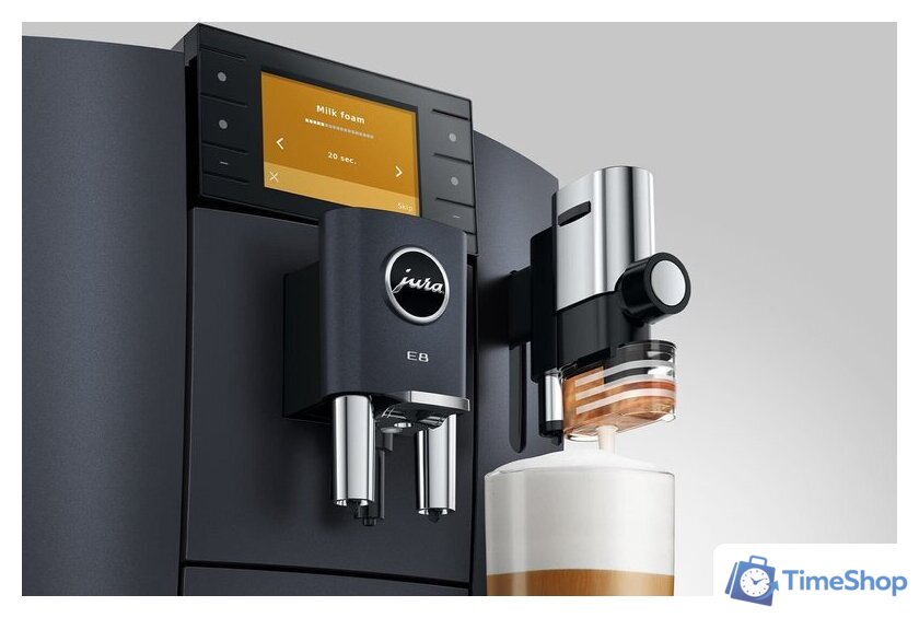 Кофемашина JURA E8 Cosmic Black ED 15749 - Изображение №7 — Интернет-магазин Time-Shop