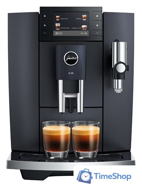 Кофемашина JURA E8 Cosmic Black ED 15749 - Изображение №1 — Интернет-магазин Time-Shop