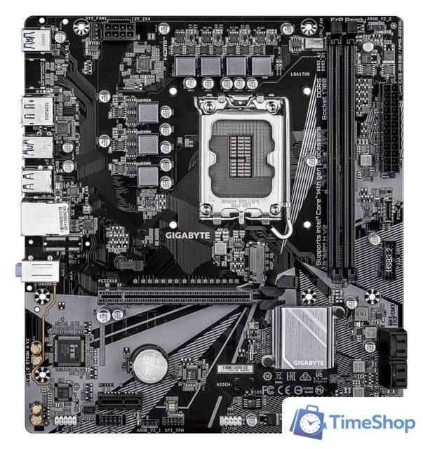 Материнская плата Gigabyte B760M H V2 - Изображение №1 — Интернет-магазин Time-Shop