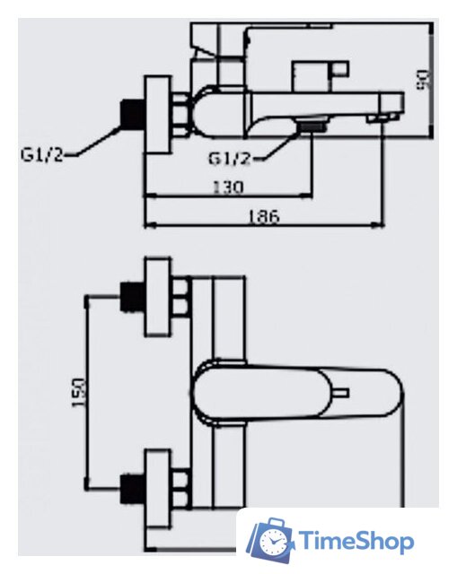 Смеситель Vieir V283531-C - Изображение №2 — Интернет-магазин Time-Shop