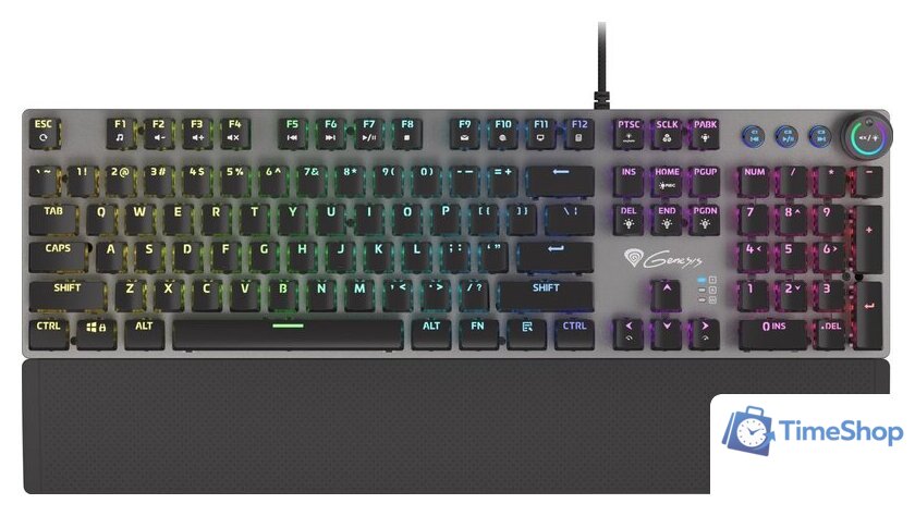 Клавиатура Genesis Thor 401 RGB (нет кириллицы) - Изображение №1 — Интернет-магазин Time-Shop