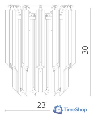 Бра Divinare Frizzante 1681/01 AP-1 - Изображение №4 — Интернет-магазин Time-Shop
