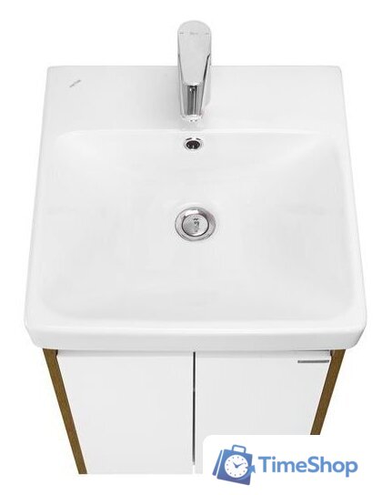  Акватон Тумба под умывальник Сканди Doors 45 1A278701SDZ90 (белый/дуб рустикальный) - Изображение №2 — Интернет-магазин Time-Shop