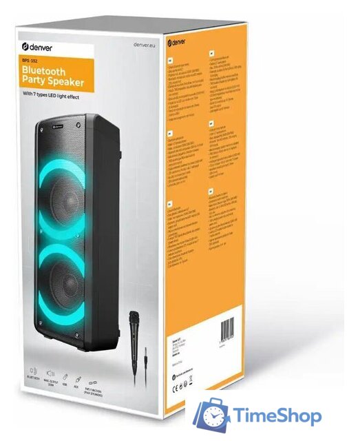 Беспроводная колонка Denver Electronics BPS-352 - Изображение №8 — Интернет-магазин Time-Shop