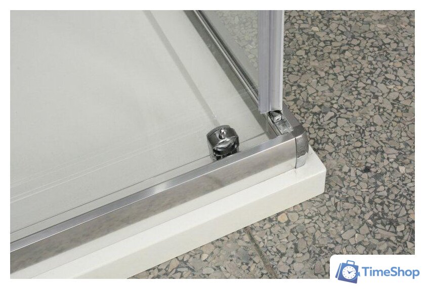 Душевой уголок BelBagno UNIQUE-A-2-75/90-P-Cr (рифленое стекло) - Изображение №3 — Интернет-магазин Time-Shop