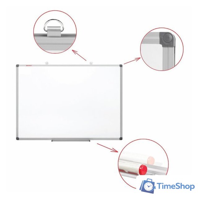 Магнитно-маркерная доска BRAUBERG Extra 237557 - Изображение №2 — Интернет-магазин Time-Shop