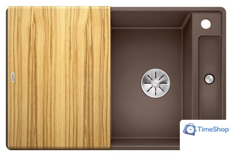 Кухонная мойка Blanco Axia III 45 S-F 523198 (кофе, деревянная доска) - Изображение №2 — Интернет-магазин Time-Shop