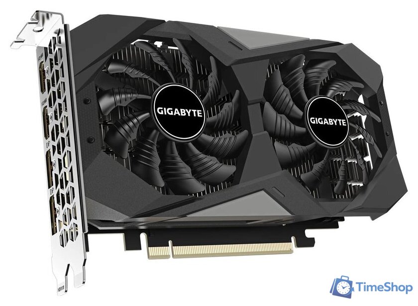 Видеокарта Gigabyte GeForce RTX 3050 Windforce OC V2 6G GV-N3050WF2OCV2-6GD - Изображение №1 — Интернет-магазин Time-Shop