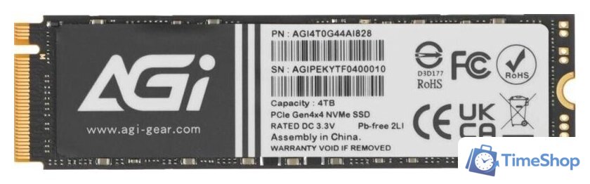 SSD AGI AI828 4TB AGI4T0G44AI828 - Изображение №2 — Интернет-магазин Time-Shop