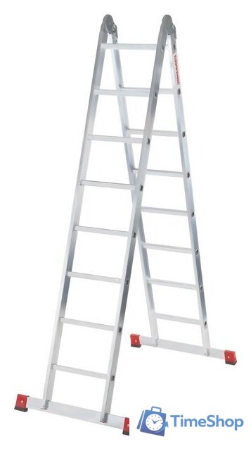 Лестница-трансформер Новая высота NV 331 шарнирная 2x3 ступени - Изображение №2 — Интернет-магазин Time-Shop