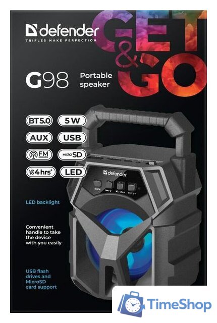 Беспроводная колонка Defender G98 - Изображение №9 — Интернет-магазин Time-Shop