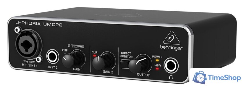 Аудиоинтерфейс Behringer U-Phoria UMC22 - Изображение №4 — Интернет-магазин Time-Shop