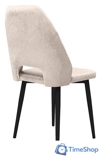 Стул Трия Капри конус Т2 исп.2 (черный муар/велюр бежевый) - Изображение №3 — Интернет-магазин Time-Shop