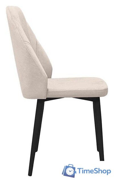 Стул Трия Капри конус Т2 исп.2 (черный муар/велюр бежевый) - Изображение №2 — Интернет-магазин Time-Shop