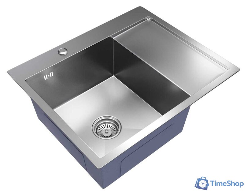 Кухонная мойка Mixline Pro 551875 левый (сатин, с сифоном) - Изображение №2 — Интернет-магазин Time-Shop