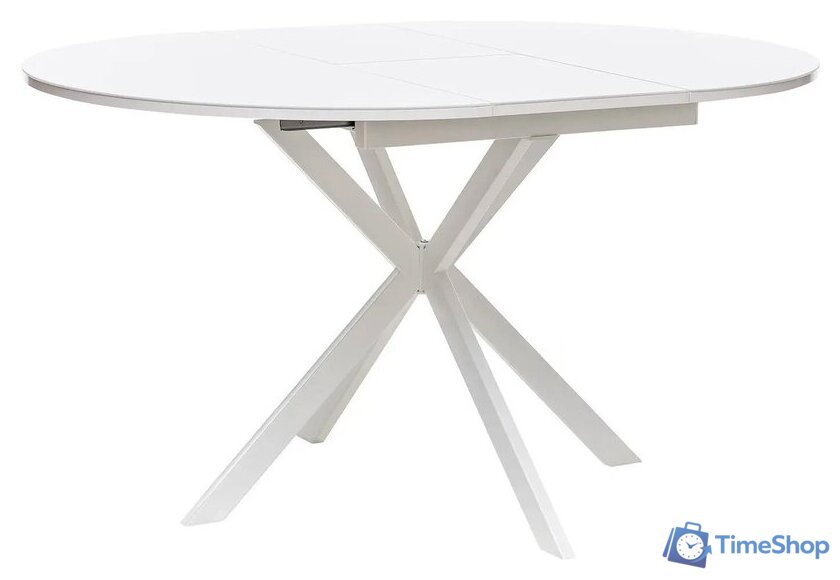 Кухонный стол Мебель Импэкс Leset Капри (белый/стекло белое) - Изображение №3 — Интернет-магазин Time-Shop