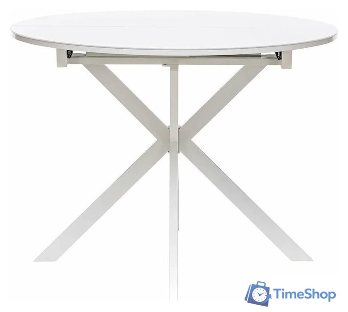 Кухонный стол Мебель Импэкс Leset Капри (белый/стекло белое) - Изображение №2 — Интернет-магазин Time-Shop