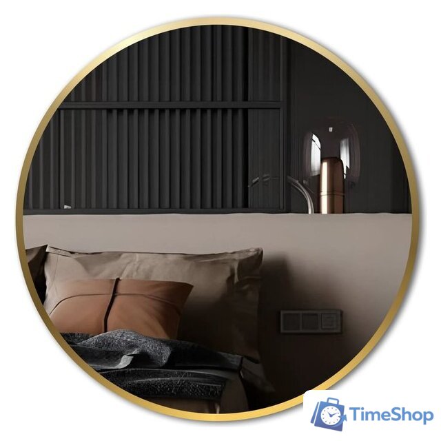 Зеркало с подсветкой  EMZE 70 LED.UV.70.70.AUR.MOTION (золотой с УФ-окантовкой и подсветкой) - Изображение №9 — Интернет-магазин Time-Shop