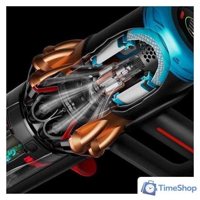 Пылесос Dyson V16 Piston Animal 495948-01 (матовый черный/медный) - Изображение №11 — Интернет-магазин Time-Shop