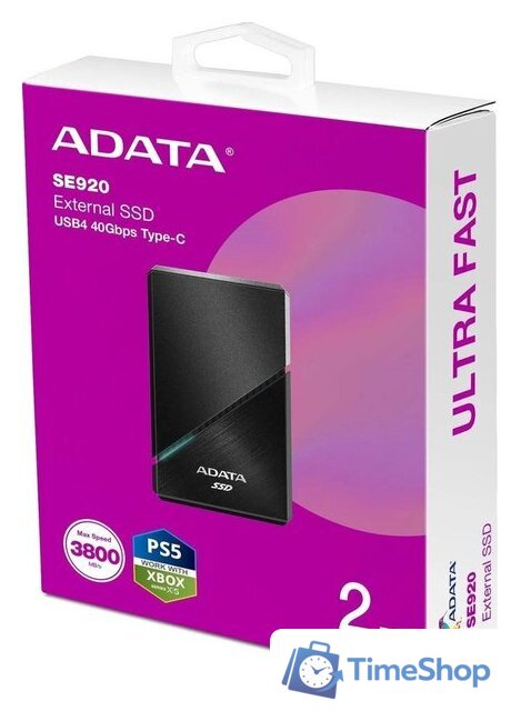 Внешний накопитель ADATA SE920 2TB SE920-2TCBK - Изображение №9 — Интернет-магазин Time-Shop