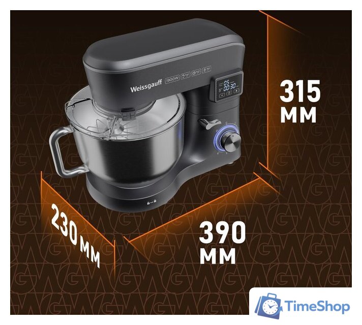 Планетарный миксер Weissgauff WSM 175 PDR Power Pro - Изображение №22 — Интернет-магазин Time-Shop