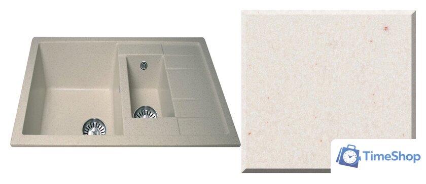 Кухонная мойка Ulgran U-205 (белый) - Изображение №1 — Интернет-магазин Time-Shop