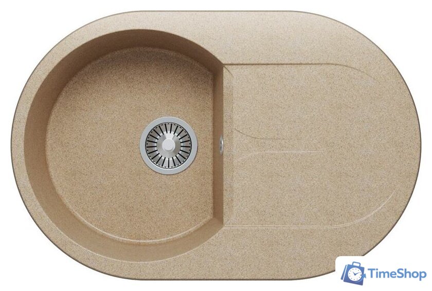 Кухонная мойка Polygran Atol-760 (песочный 302) - Изображение №1 — Интернет-магазин Time-Shop