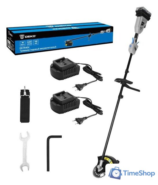 Триммер Deko DKTR40V PRO (с 2-мя АКБ) - Изображение №1 — Интернет-магазин Time-Shop