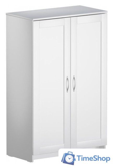 Тумба Mio Tesoro Сириус 2 двери 78x123 2.02.03.310.1 (белый) - Изображение №1 — Интернет-магазин Time-Shop