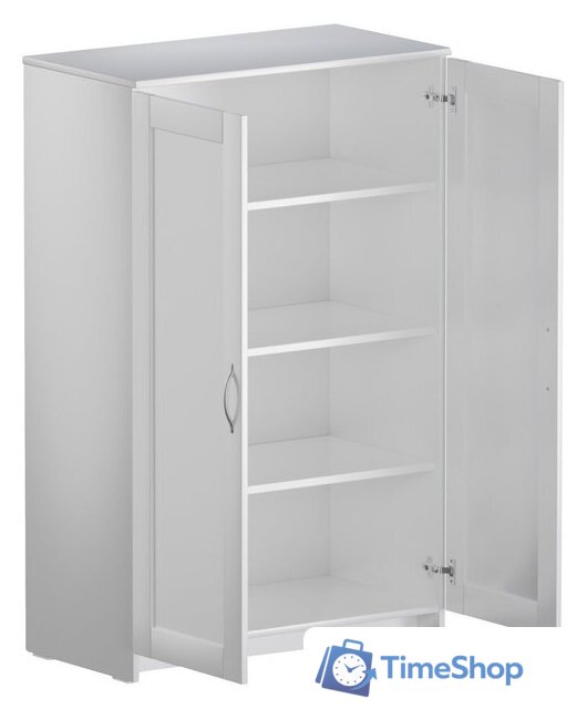 Тумба Mio Tesoro Сириус 2 двери 78x123 2.02.03.310.1 (белый) - Изображение №2 — Интернет-магазин Time-Shop