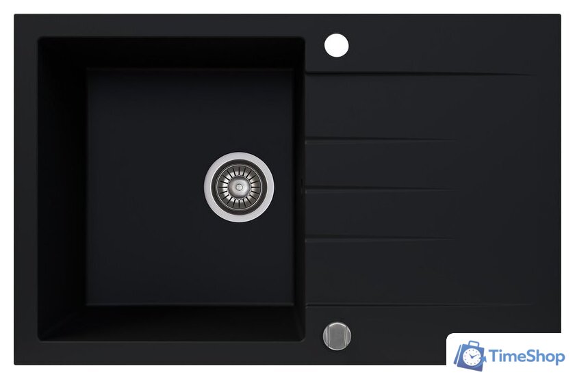 Кухонная мойка Kernau KGS V 45A 1B1D Deep Black - Изображение №1 — Интернет-магазин Time-Shop