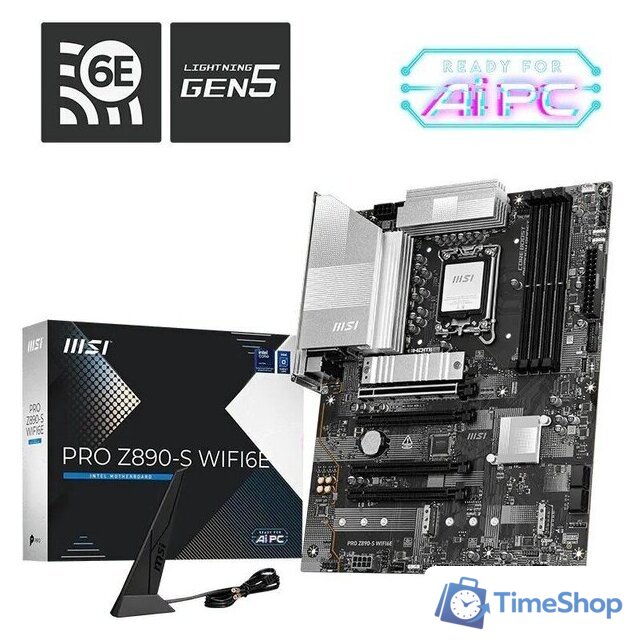 Материнская плата MSI Pro Z890-S WiFi6E - Изображение №5 — Интернет-магазин Time-Shop