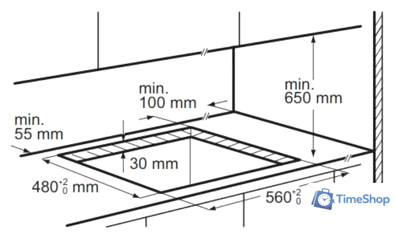 Варочная панель HOMSair HGE643BK - Изображение №2 — Интернет-магазин Time-Shop