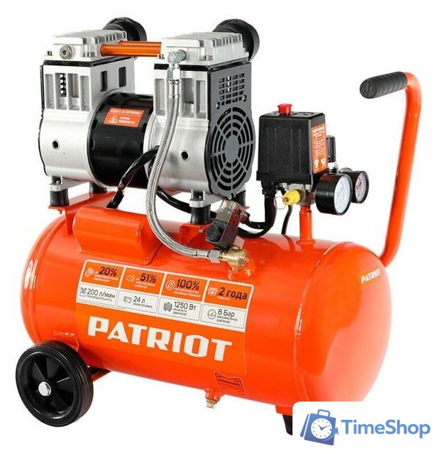 Компрессор Patriot WO 24-220 - Изображение №2 — Интернет-магазин Time-Shop