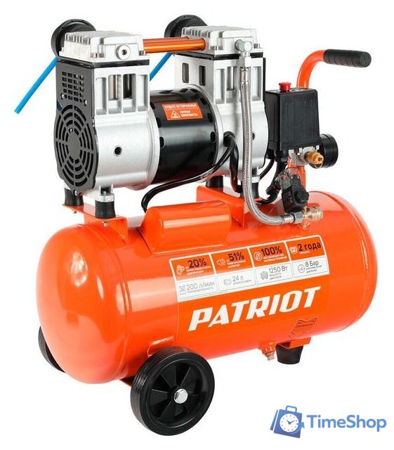 Компрессор Patriot WO 24-220 - Изображение №1 — Интернет-магазин Time-Shop