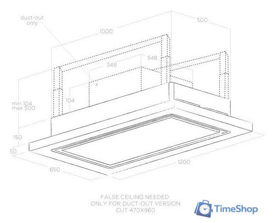 Кухонная вытяжка Elica Lullaby Wood/F/120 - Изображение №5 — Интернет-магазин Time-Shop