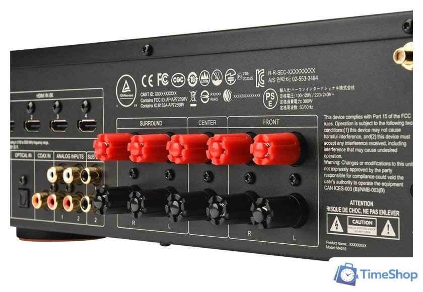 AV ресивер JBL MA510 (черный) - Изображение №8 — Интернет-магазин Time-Shop