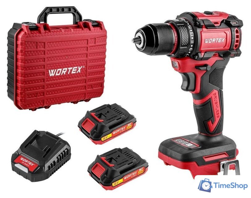 Дрель-шуруповерт Wortex BD 2025 DLi ALL1 1329836 (с 2-мя АКБ, кейс) - Изображение №1 — Интернет-магазин Time-Shop