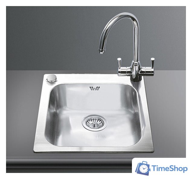 Кухонная мойка Smeg VS45-P3 - Изображение №2 — Интернет-магазин Time-Shop