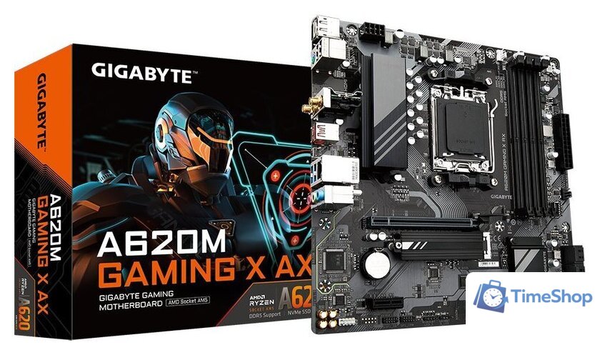 Материнская плата Gigabyte A620M Gaming X AX (rev. 1.0) - Изображение №6 — Интернет-магазин Time-Shop