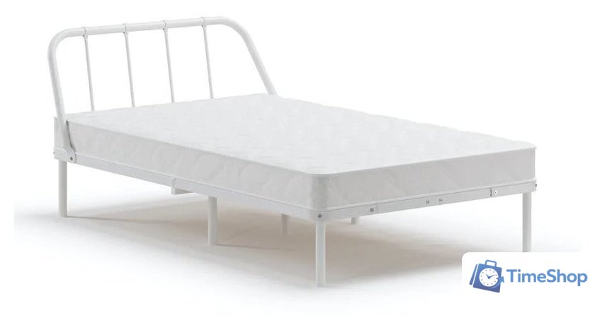 Кровать Домаклево Мира 120x200 (белый) - Изображение №2 — Интернет-магазин Time-Shop