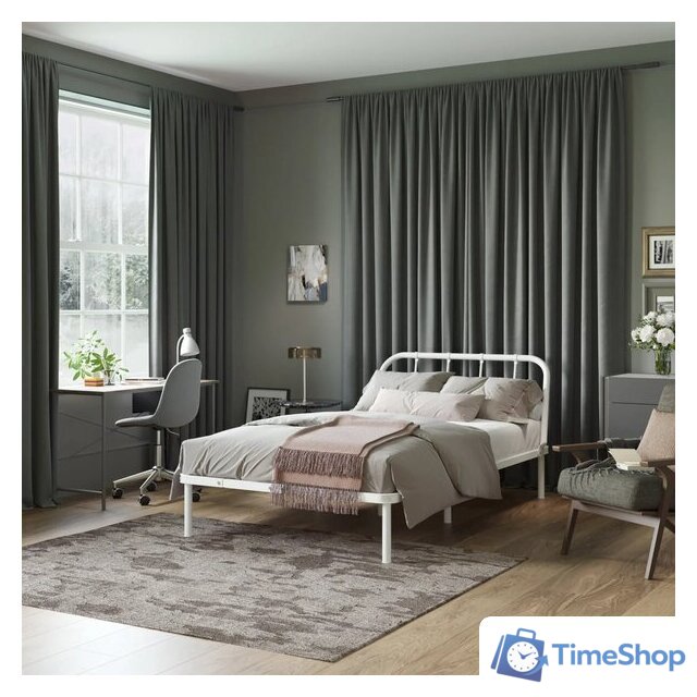 Кровать Домаклево Мира 120x200 (белый) - Изображение №4 — Интернет-магазин Time-Shop