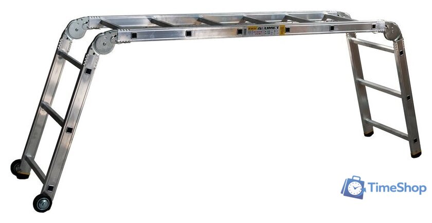 Лестница-помост Алюмет SMS242 (2x4x2 ступеней) - Изображение №5 — Интернет-магазин Time-Shop