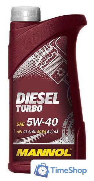 Моторное масло Mannol DIESEL TURBO 5W-40 1л - Изображение №1 — Интернет-магазин Time-Shop