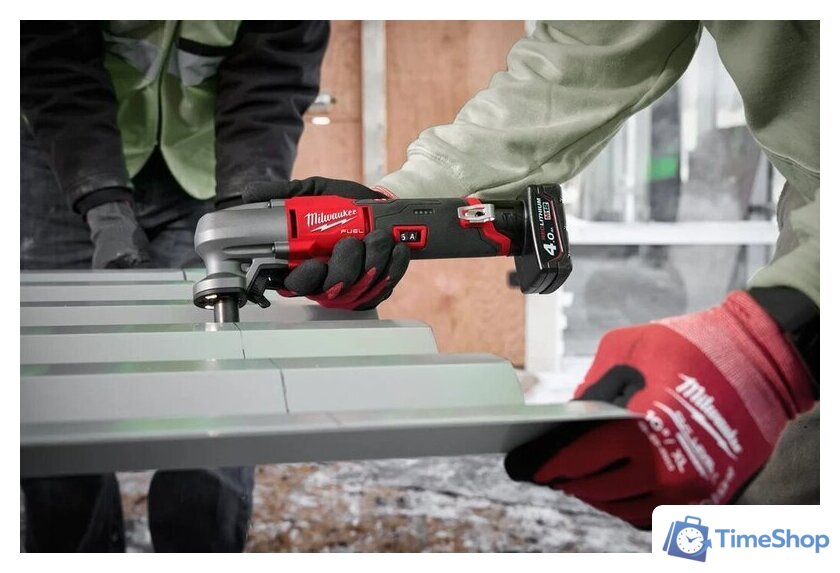 Высечные электрические ножницы Milwaukee M12 FNB16-402X 4933479619 (с 2-мя АКБ, кейс) - Изображение №13 — Интернет-магазин Time-Shop