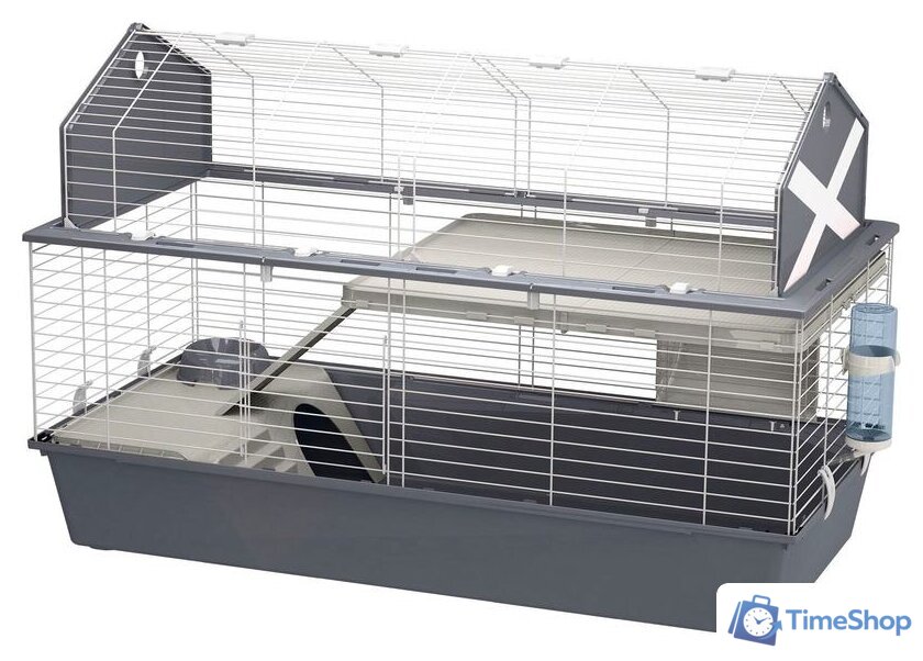 Клетка Ferplast Barn 120 57069021 (серый) - Изображение №1 — Интернет-магазин Time-Shop